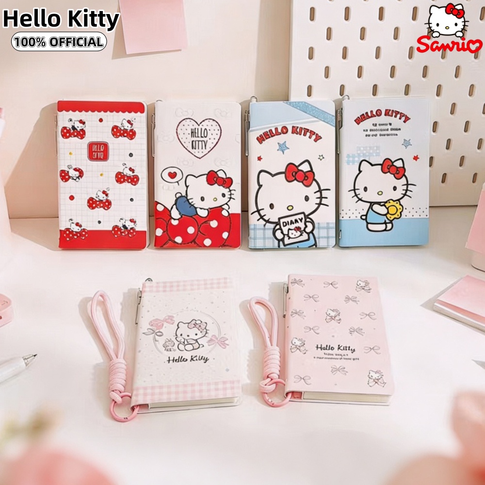 Travel Notebook Journal - Original Sanrio Hello Kitty Taschen-Notizbuch mit