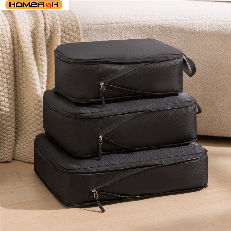Travel Accessories Organiser - HOMEFISH 3-teiliges Set Reise-Komprimierbare Multifunktionale Aufbewahrungstasche