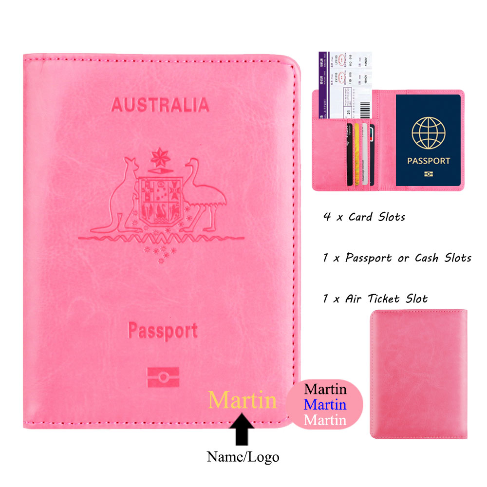 Travel Accessories Personalised - Kunden spezifischer Name Australien rfid Blocking