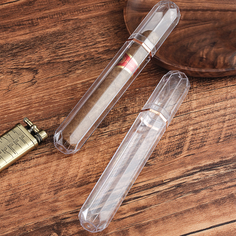 Travel Accessories Usa - Acryl Reise Zigarrenröhre Mode Humidor Halter