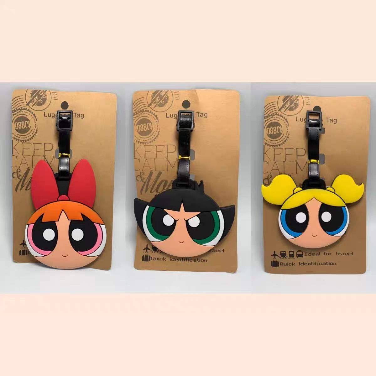 Travel Accessories Unique - Anime Powerpuff Girls Taschenanhänger Kawaii Cartoon