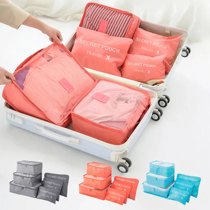 Travel Accessories Organiser - 6 stücke Reise Lagerung Tasche Große