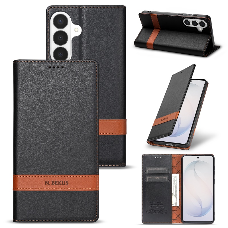 Passport Holder Rfid - RFID-blockierende Kartenhalter-Brieftasche Klapphülle für Samsung Galaxy