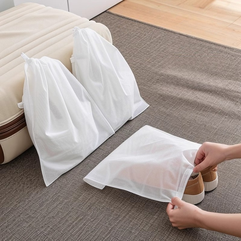 Shoe Bag Travel - Schuhaufbewahrungstasche mit Kordelzug, staubdicht, atmungsaktiv, schnell