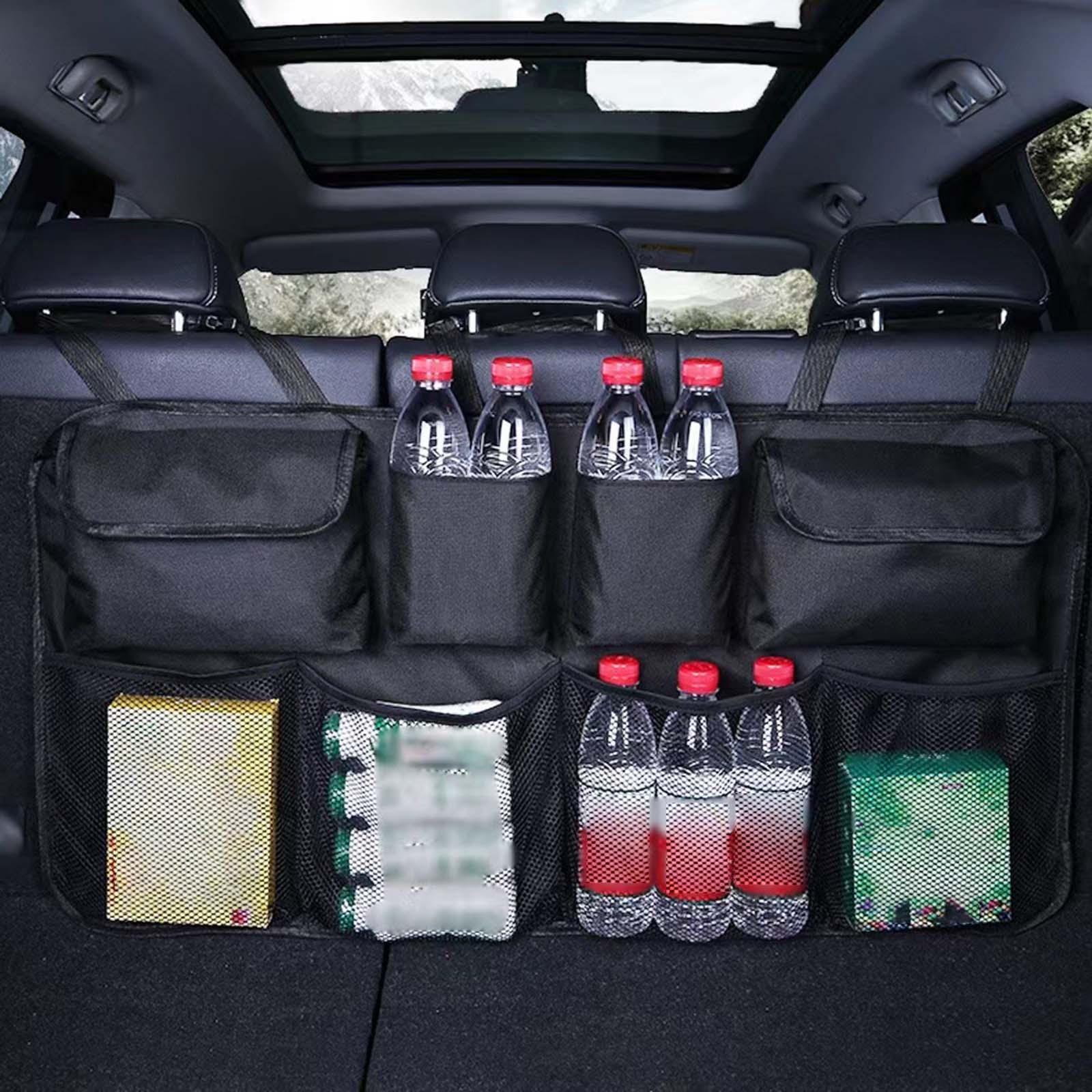 Travel Accessories Organizer Bag - Auto-Rücksitz-Organizer Multifunktionales Auto-Zubehör Rücksitz-Aufbewahrungstasche für SUV