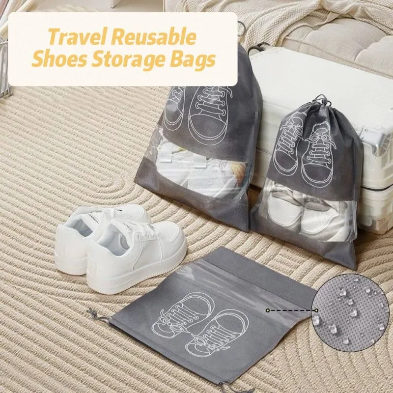 Shoe Bag Travel - 1-30 Stück Schuhaufbewahrungsbeutel aus Vliesstoff, tragbare