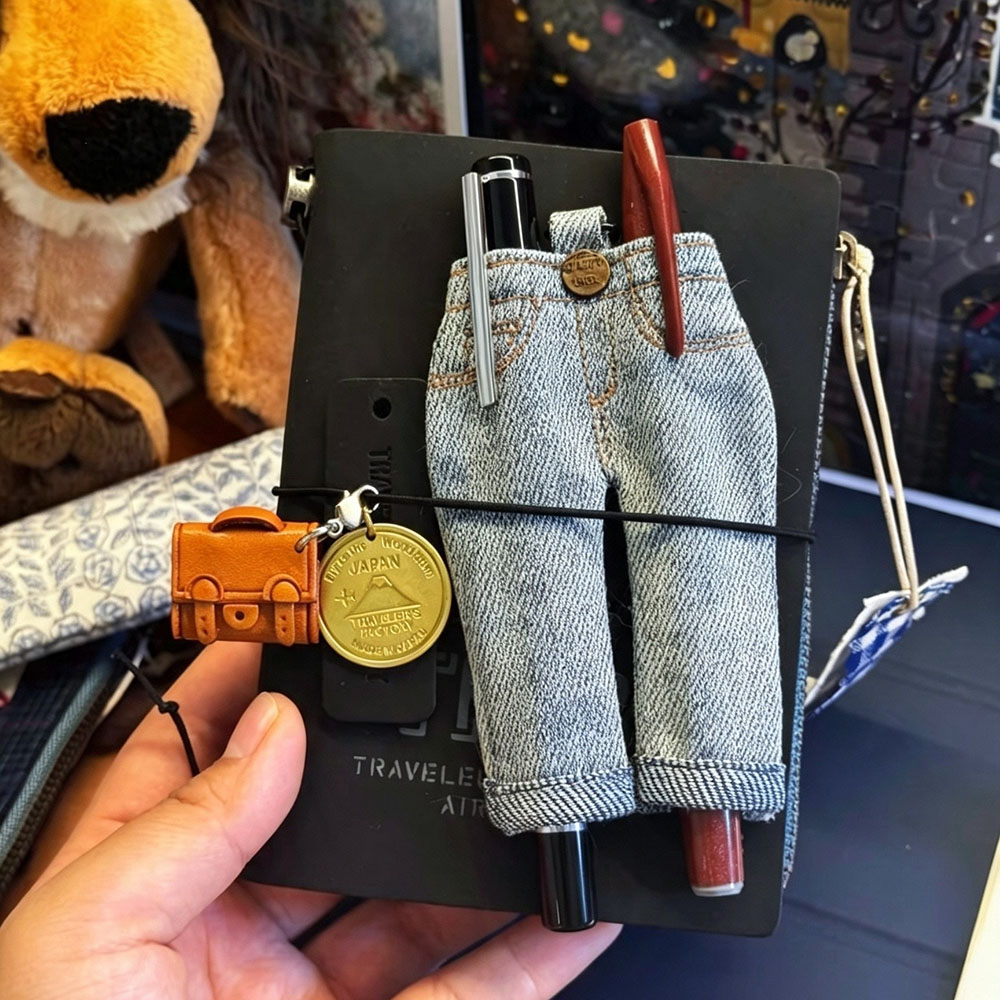 Mini-Jeans-Denim-Stifthalter f – Travel Notebook Journal Bewertung und Preis