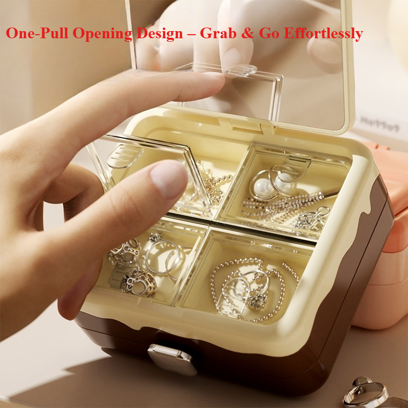 Tragbarer Schmuck-Organizer, M – Accessories Travel Jewelry Box Bewertung und Preis