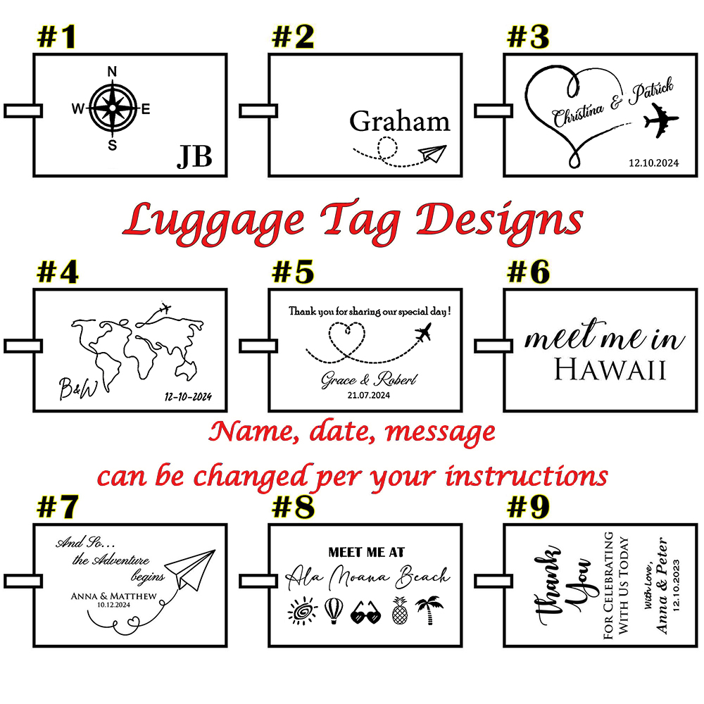 Personalisierter Gepäckanhänge – Travel Accessories Personalised Bewertung und Preis
