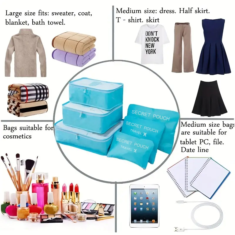 6 stücke Reise Lagerung Tasche – Travel Accessories Organiser Bewertung und Preis