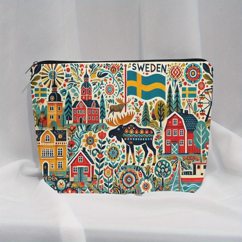Eine Make-up-Tasche mit Schwed – Travel Accessories Jewelry Bewertung und Preis