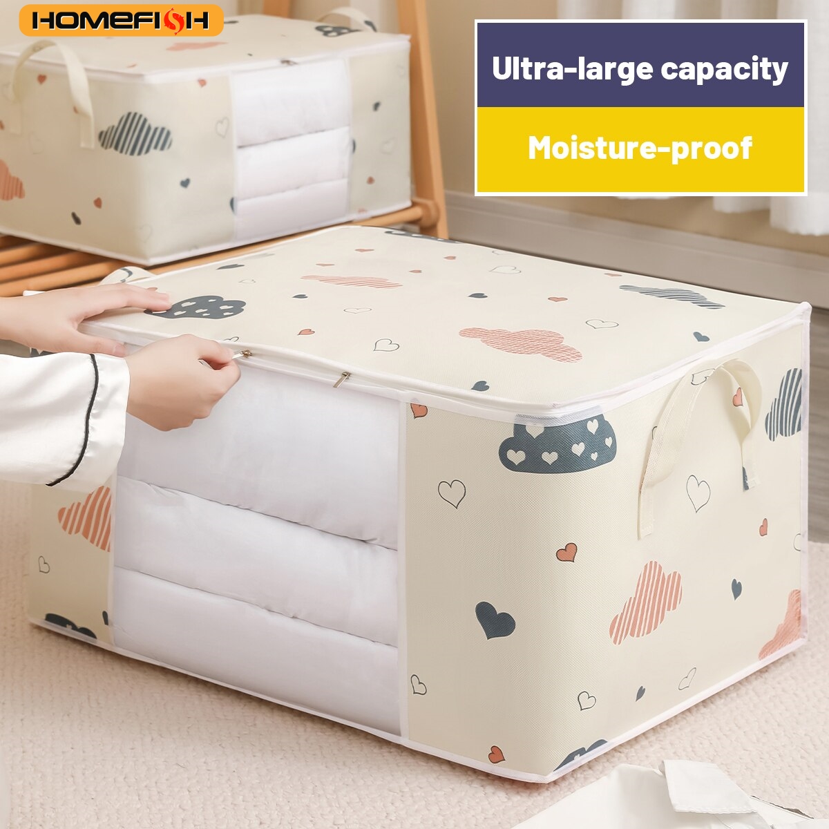 HOMEFISH Quilt-Aufbewahrungsta – Travel Accessories Organiser Bewertung und Preis