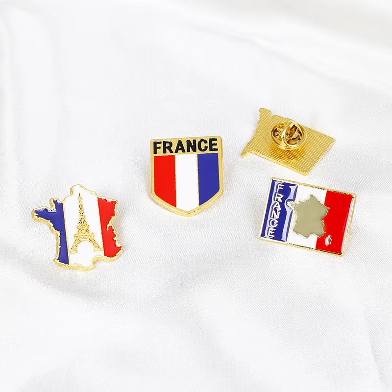 Frankreich Flagge Emaille-Anst – Travel Accessories Jewelry Bewertung und Preis