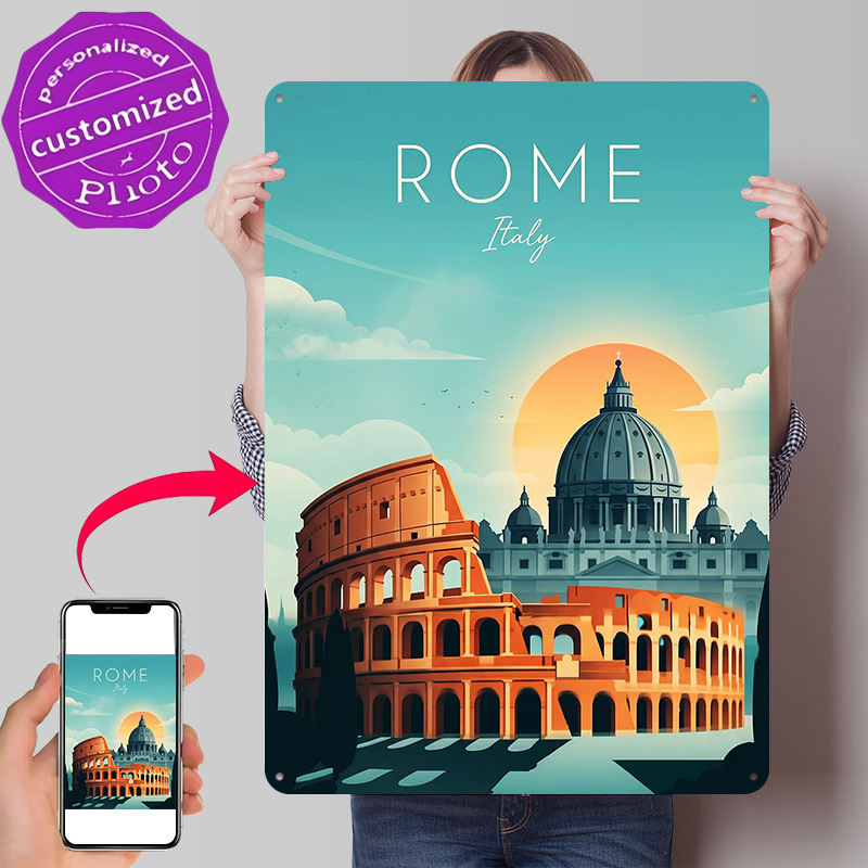 Rome Travel Metallposter, perf – Travel Accessories Rome Bewertung und Preis