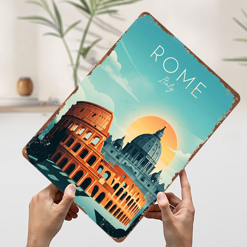 Rome Travel Metallposter, perf – Travel Accessories Rome Bewertung und Preis