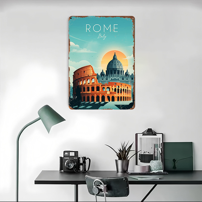 Rome Travel Metallposter, perf – Travel Accessories Rome Bewertung und Preis