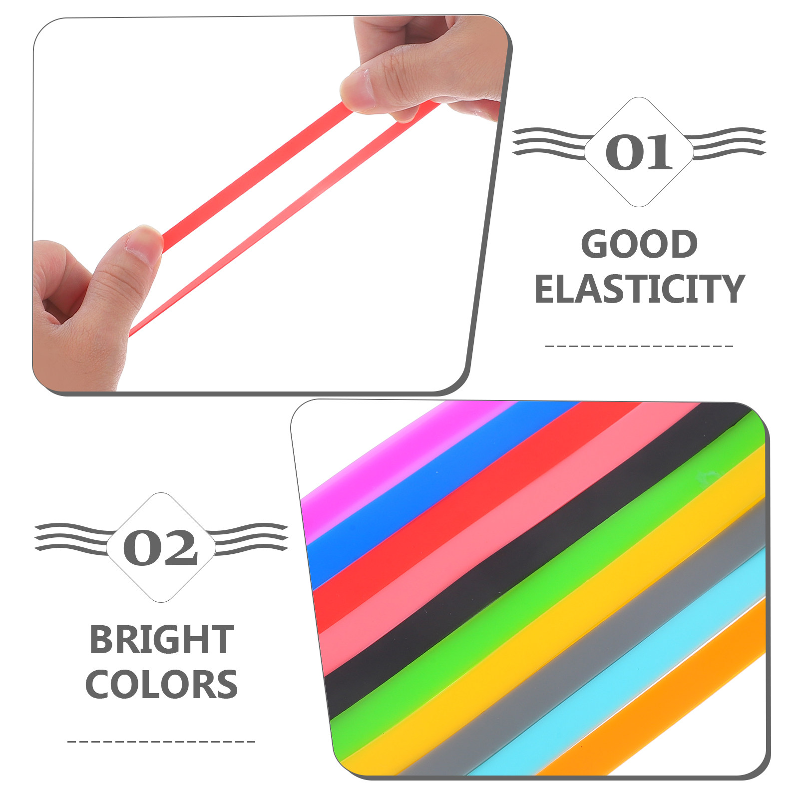 20 Stück elastische Bänder in  – Travel Notebook Journal Bewertung und Preis