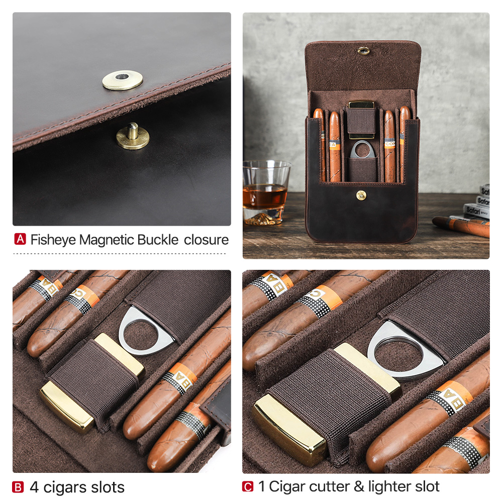 CONTACT'S FAMILY Echtleder-Zig – Travel Accessories Usa Bewertung und Preis